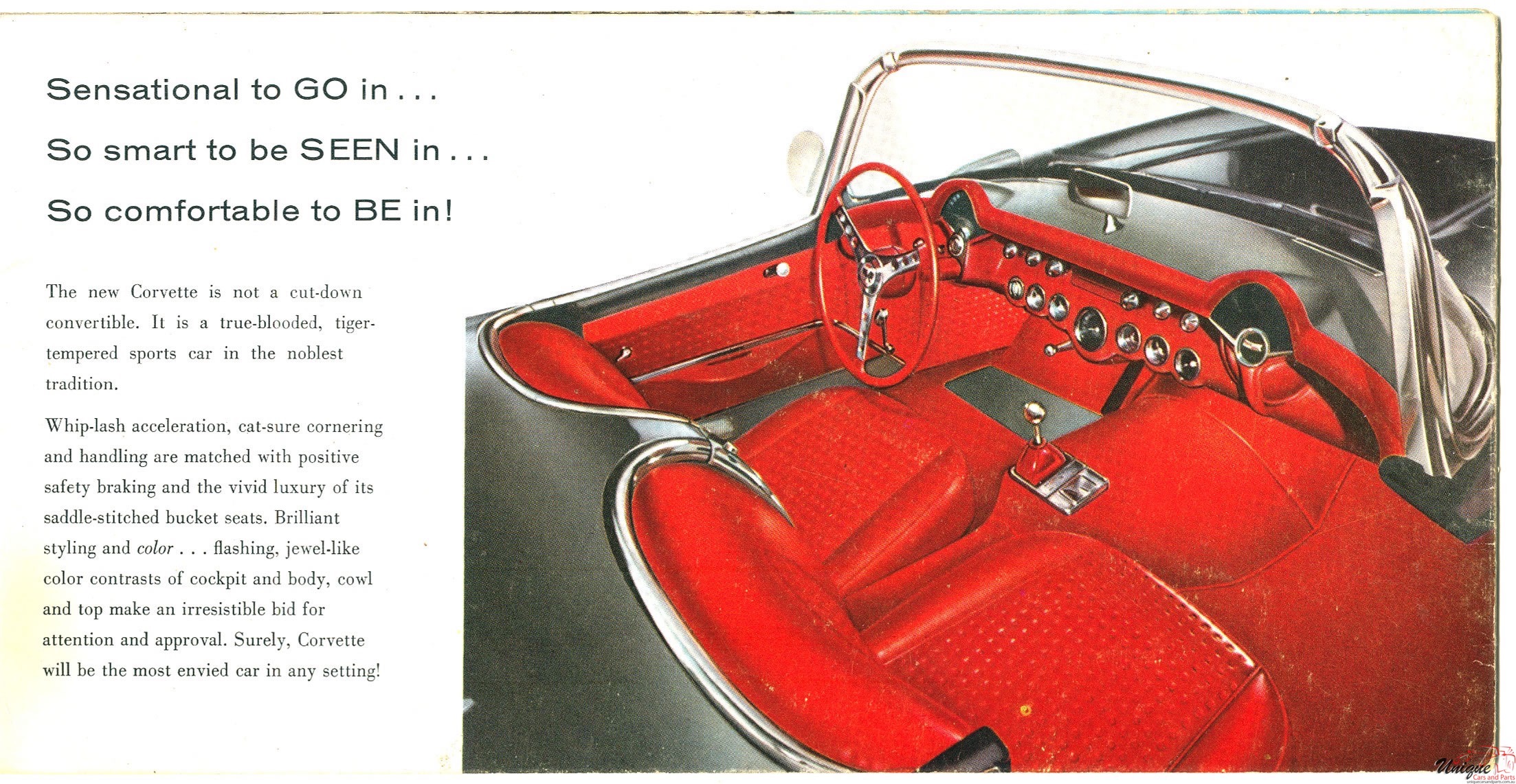 1956 Corvette Brochure Page 4
